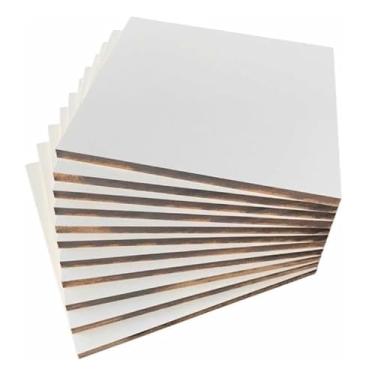 Imagem de Genérico, Kit 2 Placa Chapa MDF Branco 15 mm 60x50 cm