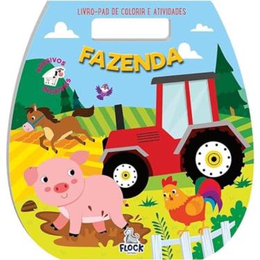 Imagem de Livro-pad de colorir e atividades - Fazenda