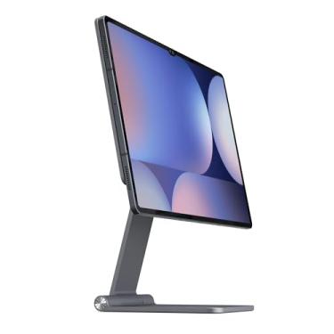 Imagem de LULULOOK Suporte magnético para Samsung Galaxy Tab S9 Ultra/S8 Ultra (SM-X900/SM-X906), 2023 Upgrade dobrável e suporte flutuante giratório de 360° com suporte S-Pen para Samsung Galaxy