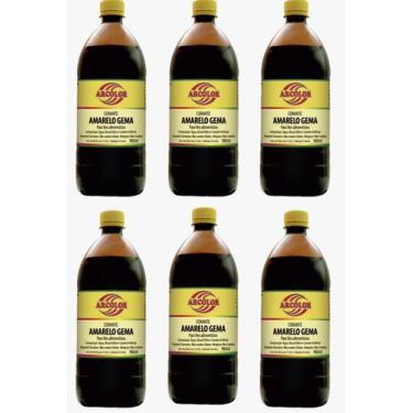 Imagem de Corante Líquido Amarelo Gema 960ml Fardo com 6 Unidades - ARCOLOR