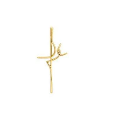 Imagem de Pingente de ouro 18k Crucifixo Fé - Elegancy Joias