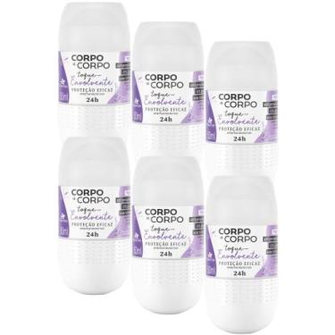 Imagem de 6 Desodorante Antiperspirante Roll on Envolvente 50ml Davene