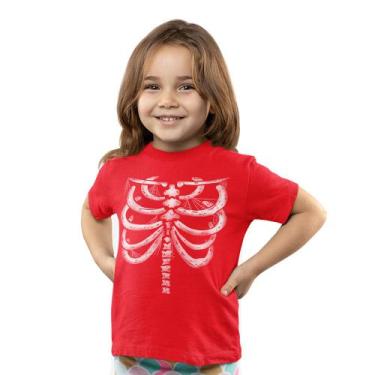 Imagem de Camiseta Infantil Menino Menina Esqueleto  Manga Curta - Hipsters, 2, 