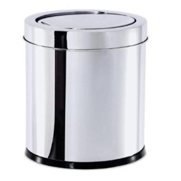 Imagem de Lixeira De Banheiro 5,4 Litros Com Tampa Basculante - A.R Variedades M