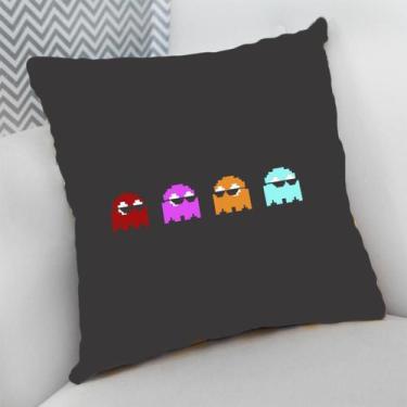Imagem de Almofada Decorativa Cheia c/ Zíper 40x40Geek Games Nerd - Deluzz, PacM