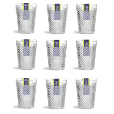 Imagem de Kit Com 48 Copos 300 Ml Diamante Crystal Em Acrílico 609 - Niquelart