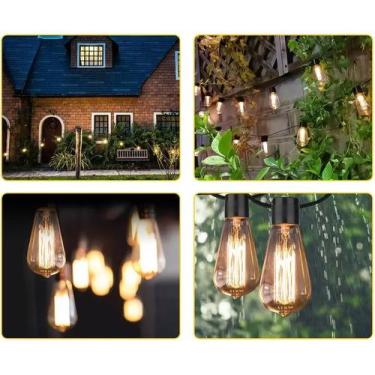 Imagem de Luzes De Corda Energia Solar Lâmpada De Decoração De Natal - SHOP ALTE