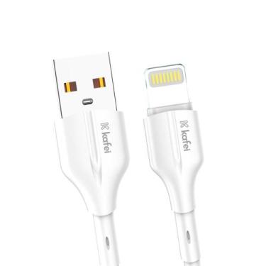 Imagem de Cabo USB Lightning 1M Kafei - Carregamento Rápido e Ultra Resistência