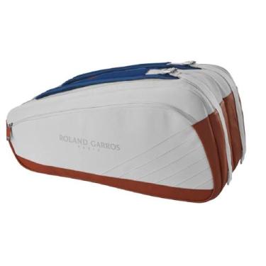 Imagem de Raqueteira Wilson Super Tour 9 Roland Garros 2024, Unico, Creme