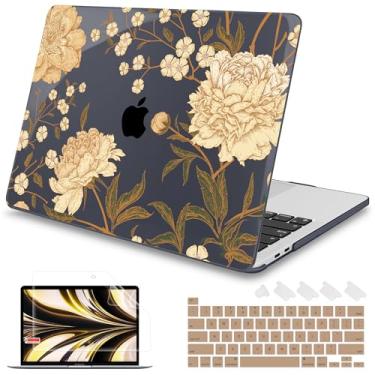 Imagem de Mektron Capa para MacBook Pro 16 polegadas A2141 versão 2019 16 polegadas com tela de retina líquida/Touch ID, capa rígida de plástico com película de teclado, protetor de tela e plugue de poeira,
