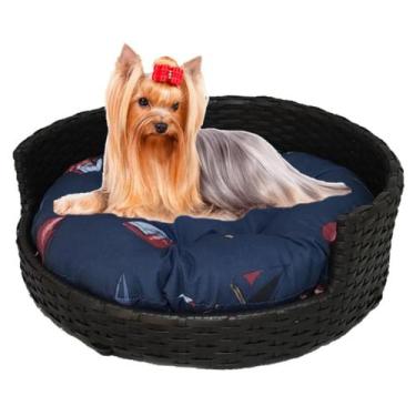 Imagem de Cama Pet Aluminio e fibra Sintética - AiCasa, Redonda Barquinho