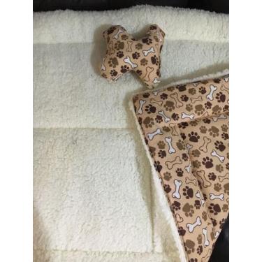 Imagem de Colchonete de Pelúcia para Cachorros e Gatos - Vest Pet, Bege