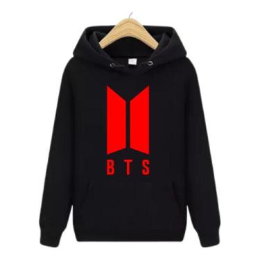 Imagem de Blusa de Moletom Canguru BTS I - Wess Store, Vermelho, GG