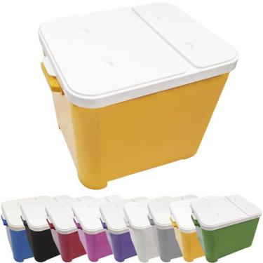 Imagem de Container Porta Ração Canister Plástico com Tampa Protege Conserva Fur