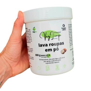 Imagem de Lava roupas em pó Veglimp vegano natural coco, Lavanda