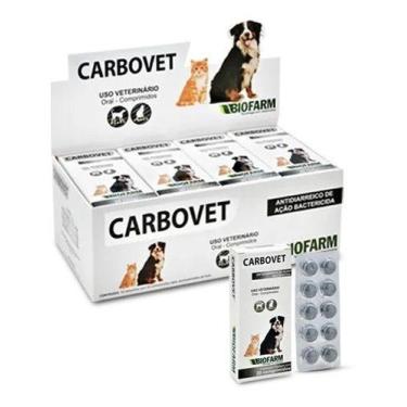 Imagem de Carbovet Cartela com 10 Comp -Biofarm Cães Gatos