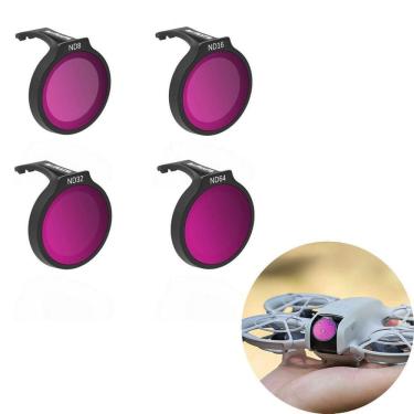 Imagem de Kit Filtros De Lente Nd8/16/32/64 Sunnylife Drone Dji Neo