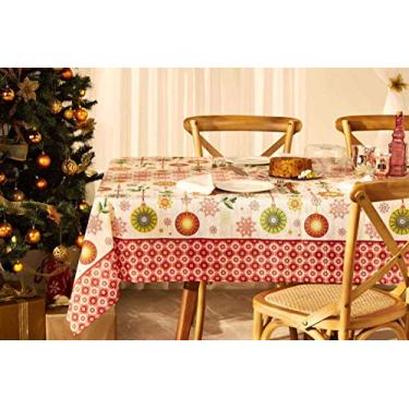 Imagem de Toalha de Mesa Natal Magia Quadrada 4 Lugares 36642 Lepper
