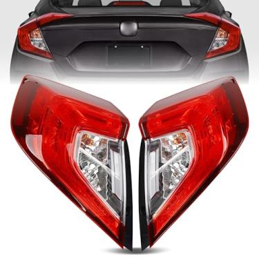 Imagem de Misakomo Luzes traseiras de freio para Honda Civic Sedan 2016 a 2021 - Substituição do conjunto da lanterna traseira para 33550-TBA-A01, 33500-TBA-A01, HO2804110, HO2805110 - lado do motorista e