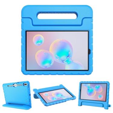 Imagem de Thoreta Capa infantil para Samsung Galaxy Tab S6 10,5 polegadas 2019 (modelo SM-T860/T865/T867), capa protetora leve à prova de choque com compartimento para S Pen e alça conversível para meninos e