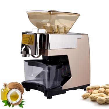 Imagem de Prensa de óleo automática, prensa de óleo quente e frio, extrator de óleo automático doméstico e comercial de aço inoxidável para amendoim, gergelim, coco, linho