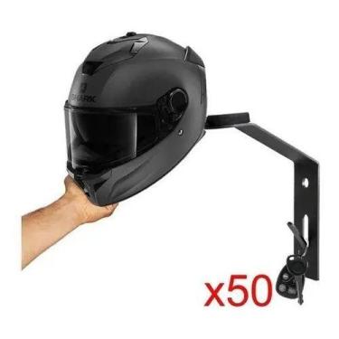 Imagem de 50 Suporte De Parede Para Pendurar Capacete Moto Resistente - Sterk