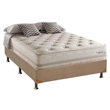 Imagem de Conjunto box + colchão scotland 138x188x73 - HERVAL