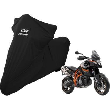 Imagem de Capa Sob Medida De Tecido Para Moto KTM 990 Supermoto - Mz, Preta