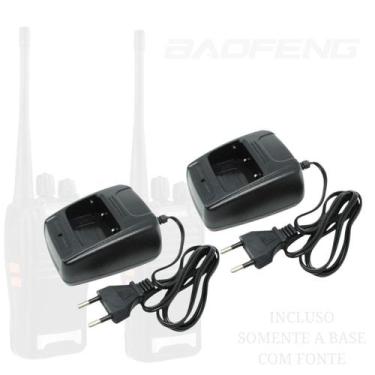Imagem de Kit 2 Carregadores Baofeng De Mesa Original Para os Modelos 777s 888s