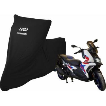 Imagem de Capa Para Moto Bmw C 400 X De Tedico Helanca Lycra - Mz, Preta