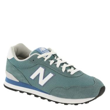 Imagem de New Balance Tênis masculino 515 V3 Classic, Novo Spruce/branco, 41