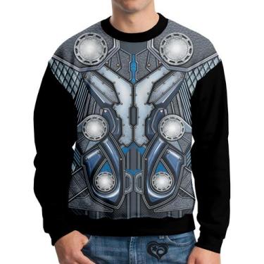 Imagem de Moletom Thor Infantil UNISSEX Heróis Roupa blusa Vingadores - Alemark,