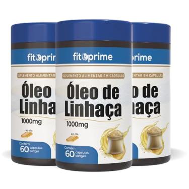 Imagem de Kit 3x Óleo de Linhaça 1000mg 60 Cápsulas