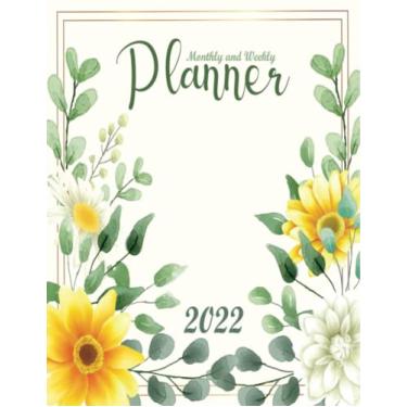 Imagem de 2022 Planner 8.5 X 11: At-A-Glance Monthly Weekly and Daily Planner 2022 Monday Start with Budget Planner Financial Goals Income Tracker Bills Checklist and Expenses Trackers Debt Payoff