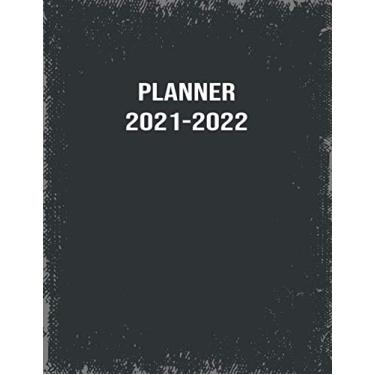 Imagem de Planner 2021-2022: 2021-2022 Planner Monthly 8.5 x 11 Black cover