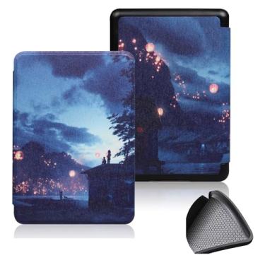 Imagem de GUKSRASO Capa para 7" Kindle Paperwhite 12th Generation 2024 & Kindle Colorsoft Signature Edition 2024, PU e TPU Soft Tampa Traseira Tampa de Casca Protetora com Despertar/sono Automático