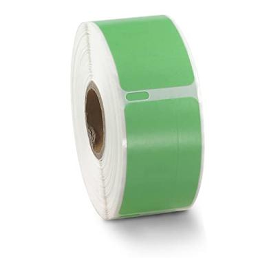 Imagem de BETCKEY Etiquetas coloridas compatíveis com Dymo 30330 (3/4" x 5") etiquetas pequenas multiuso, compatíveis com impressoras Dymo LabelWriter Thermal 450, 4XL e Zebra Desktop [2 Rolos, 500 Etiquetas, Verde]