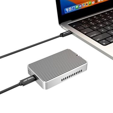 Imagem de Gabinete SSD USB4 V2.0 80Gbps M.2 NVMe, compatível com Thunderbolt 5, TB4, TB3
