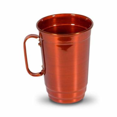 Imagem de Caneca em alumínio 650ml  Cobre - Alumínios e Cia 