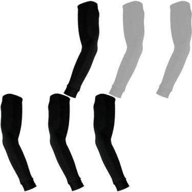 Imagem de Kit 3 pares de manguitos com proteção UV50+ - EX311, 2 pretos, 1 branc