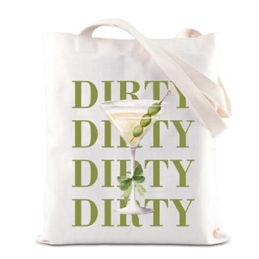 Imagem de KUIYAI Bolsa de lona Dirty Martini Lover para coquetel, martini, bebedor, presente, despedida de solteira, 5dirtyts-us, middle