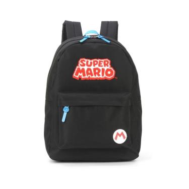 Imagem de Mochila Escolar Infantil Luxcel Super Mario Preta - Ms464