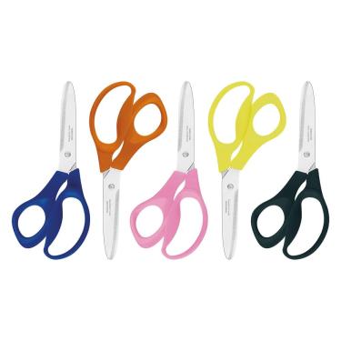 Imagem de Tramontina Tesoura para Canhotos Mist 13 cm – Lâmina Aço Inox, Cabo Anatômico