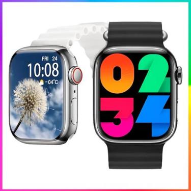 Imagem de Smartwatch Watch HW9 PRO 2 Preto Amoled 3 pulseiras NFC assistente de 