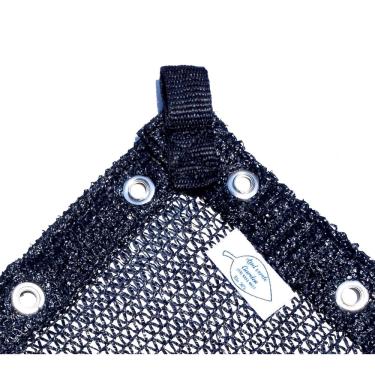 Imagem de Tela Sombrite Hortas E Estufas 50% Preto 5X7 Bainha E Ilhós