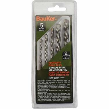 Imagem de Conjunto de Brocas para Concreto com 5 Peças - Bauker