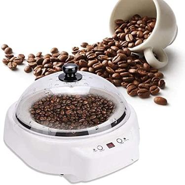 Imagem de Torradeira de café de 500 g, torradeira automática de grãos de café doméstica de 500 W com temporizador inteligente, grãos de café elétricos para sésamo, soja, amendoim, chá, várias nozes