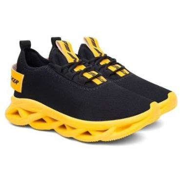 Imagem de Tenis unissex esportivo macio e leve casual moderno sola alta confortável-Masculino