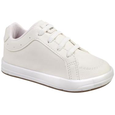 Imagem de Tenis Infantil Menino Sapatenis Tenis Casual Masculino Kids Preto, Marinho, Branco e Marrom (Branco, BR, Criança de 9 a 12 anos, Numérico, 31)