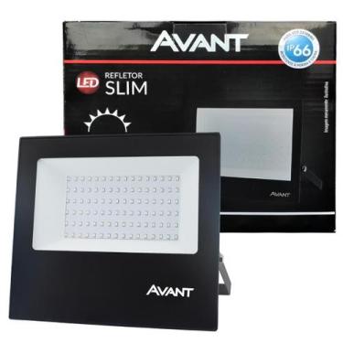 Imagem de Refletor Led Slim 100W 6500K Bivolt Avant